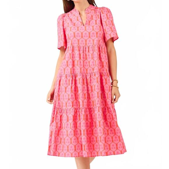 MARY SQUARE Dresses & Skirts - NEW MARY SQUARE ivy midi dress in rosette charm pink